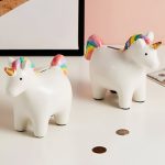 Tirelire Licorne en céramique pour enfants