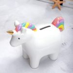 Tirelire Licorne, objet de décoration amusant