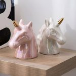 Tirelire Licorne Dorée pour collectionneurs
