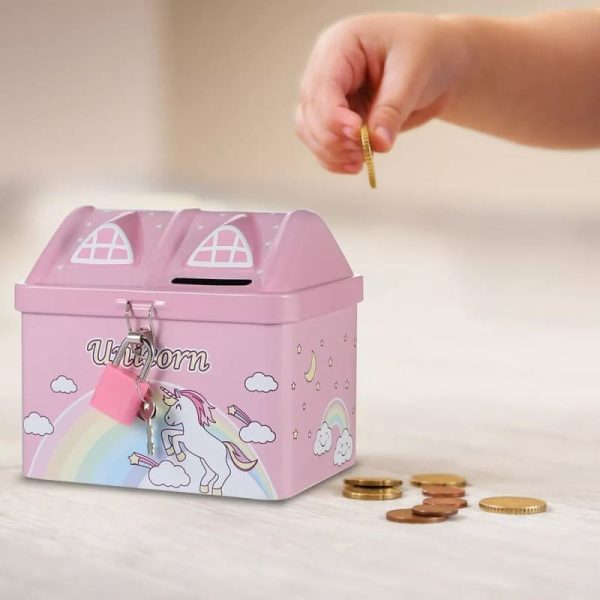 Tirelire Licorne, accessoire amusant pour économiser