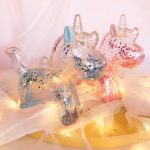 Tirelire Licorne en plastique coloré
