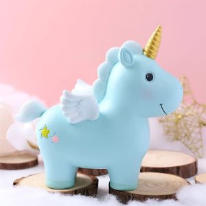 Tirelire amusante en forme de licorne