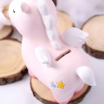 Idée cadeau : tirelire licorne rose