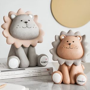 Tirelire Lion Jungle pour enfants