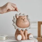 Tirelire enfant en forme de lion