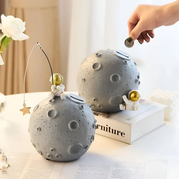 Tirelire Lune décorative pour la chambre d'enfant