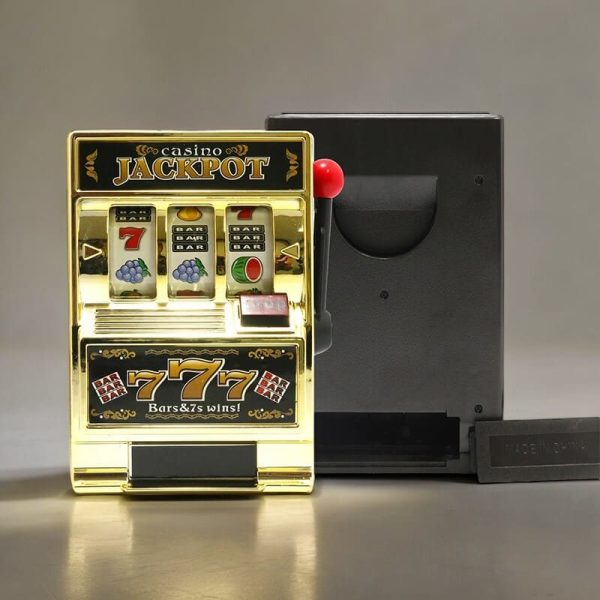 Tirelire créative pour adultes, inspirée des célèbres machines à sous