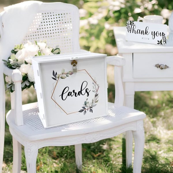 Tirelire mariage en style rustique et champêtre