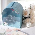 Tirelire de mariage en forme de maison décorative