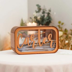 Tirelire originale pour les dons de mariage, personnalisable