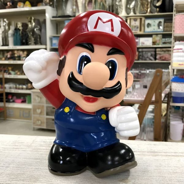 Tirelire Mario, accessoire amusant pour les petits