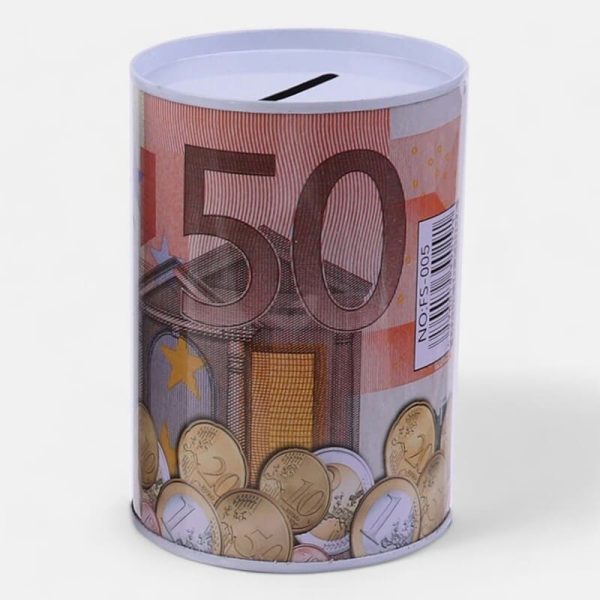 Tirelire Euros élégante en métal