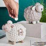 Tirelire en forme de mouton pour enfants