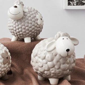 Tirelire animale en forme de mouton mignon