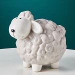 Tirelire amusante en forme de mouton doux