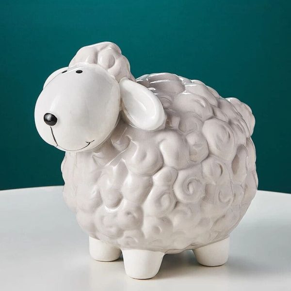 Tirelire amusante en forme de mouton doux