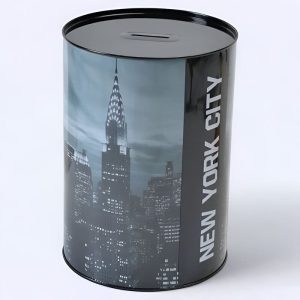 Accessoire financier adulte, tirelire New-York élégante