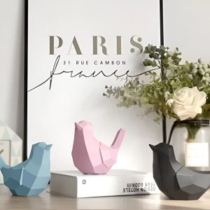 Tirelire Oiseau en céramique colorée