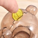 Tirelire en forme d'ours pour chambre d'enfant