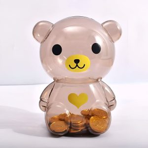 Accessoire de décoration : tirelire ours pour bébé
