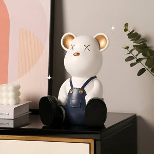 Tirelire Ours Blanc en céramique