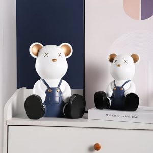 Tirelire en forme d'ours blanc adorable