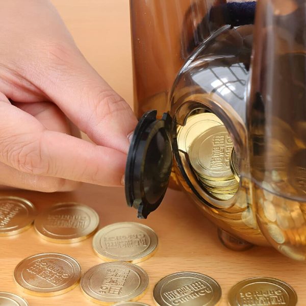 Tirelire en forme d'ourson pour économies
