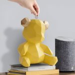 Tirelire ourson décorative pour chambre d'enfant