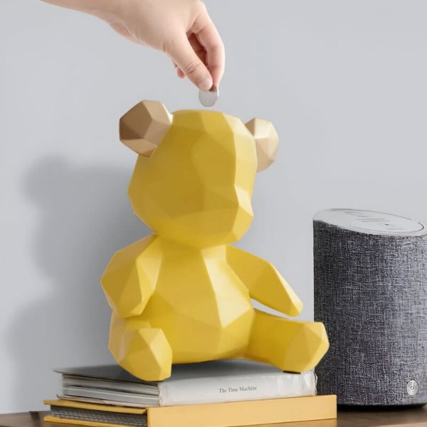 Tirelire ourson décorative pour chambre d'enfant