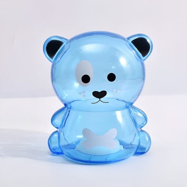 Tirelire animalière ourson coloré pour collection
