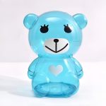 Ourson bleu adorable, tirelire décorative pour chambre d'enfant