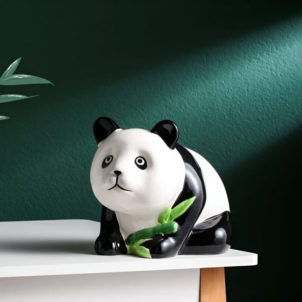 Tirelire en forme de panda en céramique