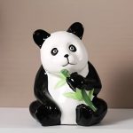 Tirelire panda, accessoire de décoration