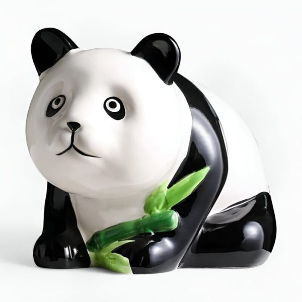 Céramique panda pour récolter des économies