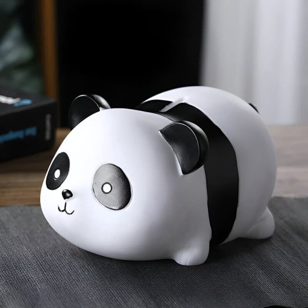 Accessoire ludique : tirelire panda pour encourager l'épargne
