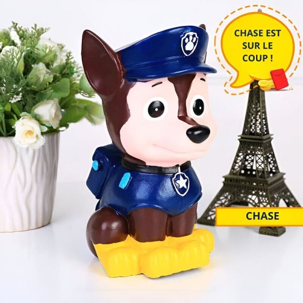 Tirelire amusante Pat Patrouille à collectionner
