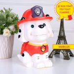 Tirelire en forme de Pat Patrouille pour les enfants