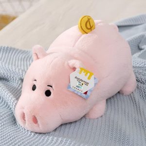 Peluche tirelire colorée pour le développement des enfants
