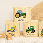 Tirelire en bois personnalisée pour garçon