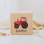Tirelire bois personnalisée, cadeau unique garçon