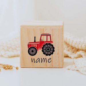 Tirelire bois personnalisée, cadeau unique garçon