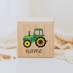 Tirelire bois pour enfant, style personnalisé garçon