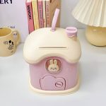 Tirelire en céramique Maison Lapin personnalisable