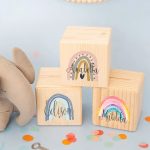 Tirelire en bois personnalisée pour fille