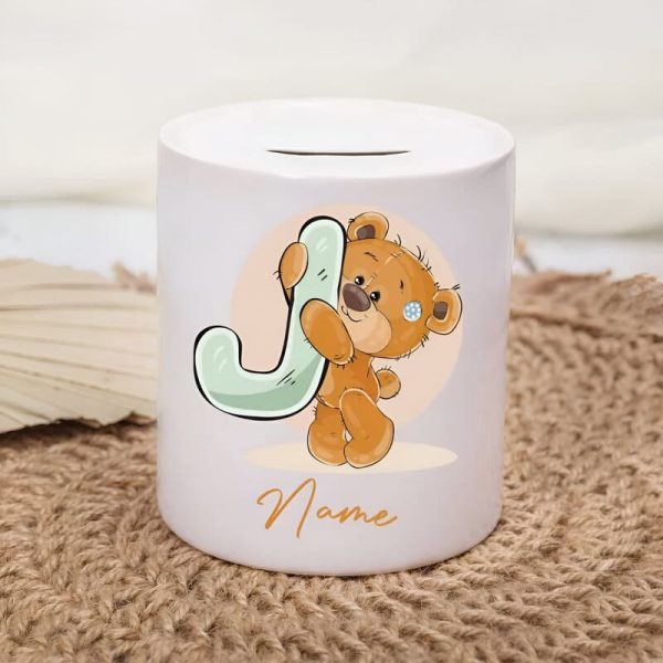 Tirelire personnalisée, style moderne