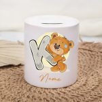 Tirelire avec prénom, cadeau sentimental