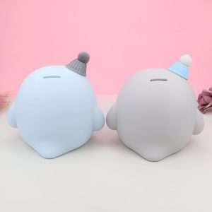 Tirelire animaux en forme de pingouin coloré
