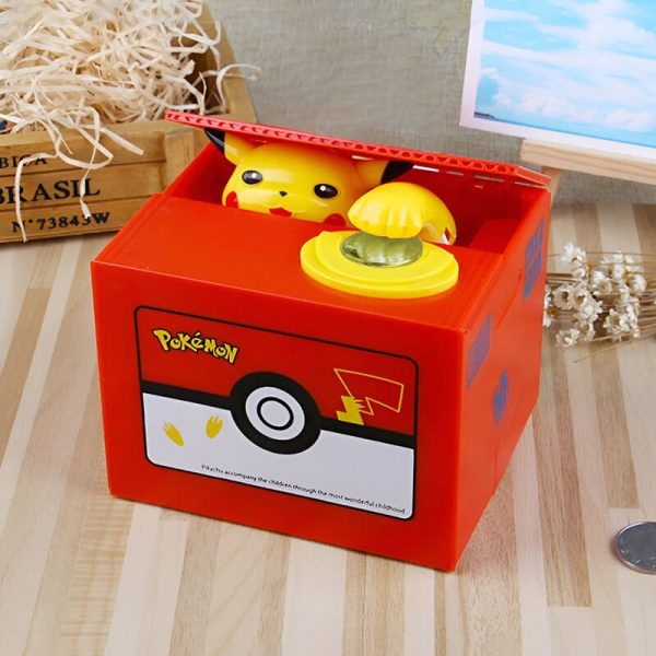 Tirelire Pokémon pour enfants, design amusant et coloré