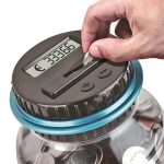 Tirelire numérique avec compteur d'argent intégré