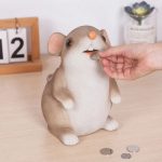 Tirelire rat en céramique pour collectionneurs d'animaux